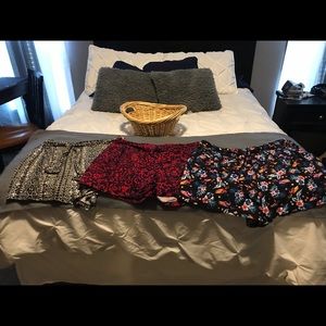 Plus size Flared shorts